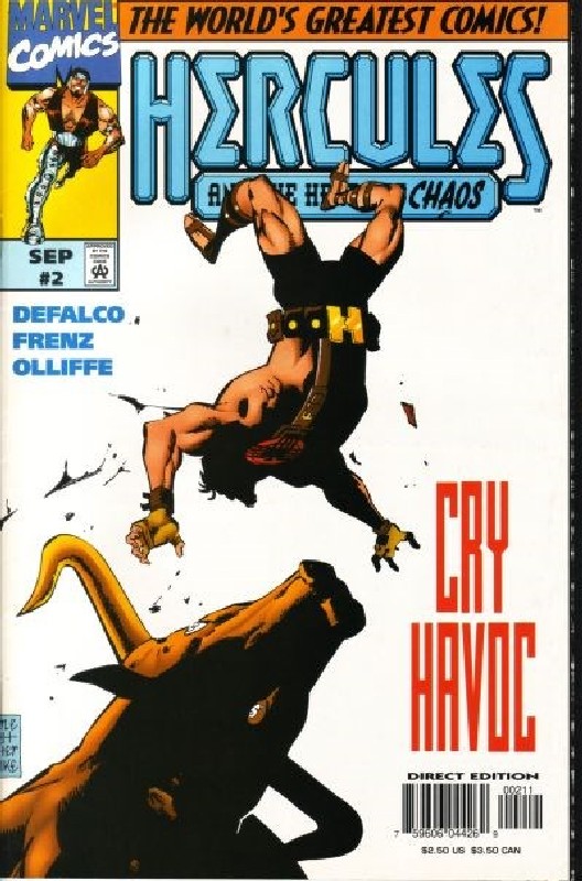 Cover of Hercules: Heart of Chaos #2. One of 250,000 Vintage American Comics on sale from Krypton!