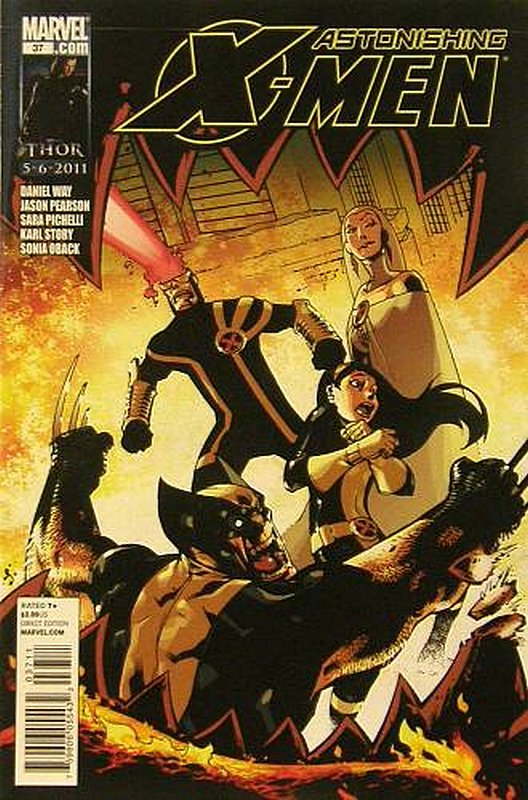 Cover of Astonishing X-Men (Vol 1) #37. One of 250,000 Vintage American Comics on sale from Krypton!