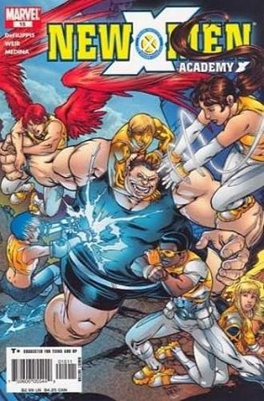Cover of New X-Men (Academy X) #15. One of 250,000 Vintage American Comics on sale from Krypton!