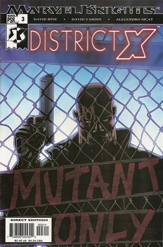 Cover of District X (Vol 1) #3. One of 250,000 Vintage American Comics on sale from Krypton!