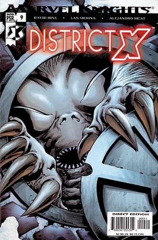 Cover of District X (Vol 1) #9. One of 250,000 Vintage American Comics on sale from Krypton!
