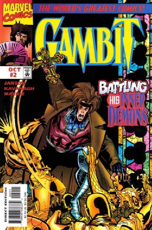 Cover of Gambit (1997 Ltd) #2. One of 250,000 Vintage American Comics on sale from Krypton!