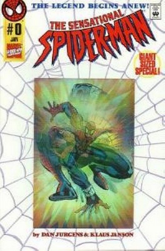 Cover of Sensational Spider-Man (Vol 1) #0. One of 250,000 Vintage American Comics on sale from Krypton!
