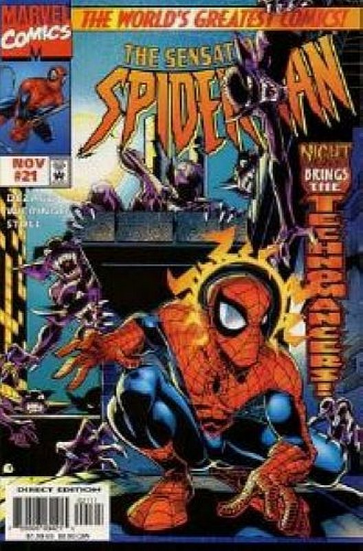 Cover of Sensational Spider-Man (Vol 1) #21. One of 250,000 Vintage American Comics on sale from Krypton!