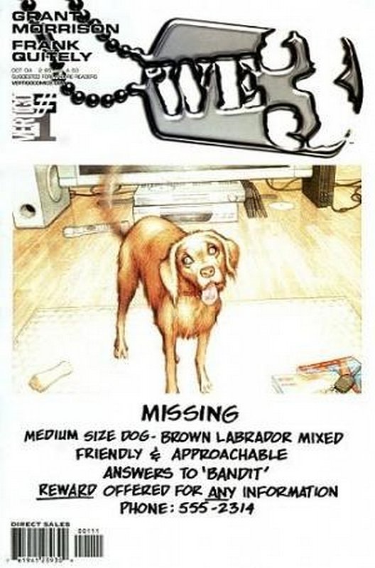 Cover of WE 3 #1. One of 250,000 Vintage American Comics on sale from Krypton!