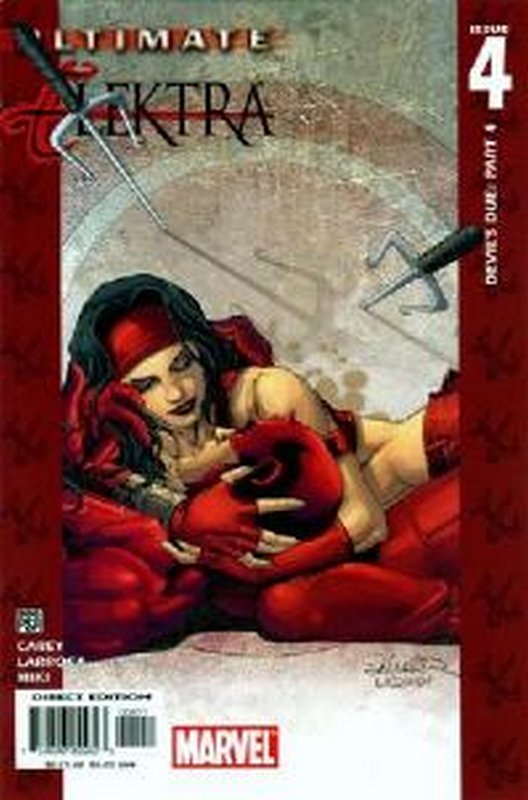 Cover of Ultimate Elektra (2004 Ltd) #4. One of 250,000 Vintage American Comics on sale from Krypton!