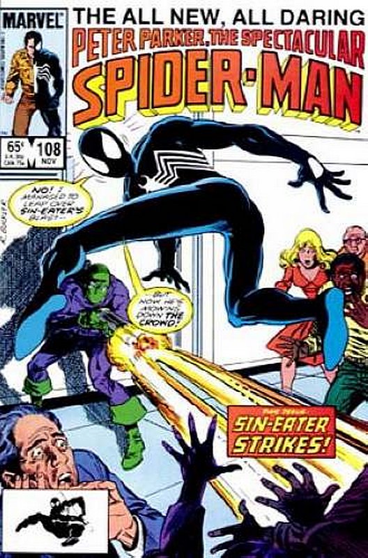 Cover of Spectacular Spider-Man (Vol 1) #108. One of 250,000 Vintage American Comics on sale from Krypton!