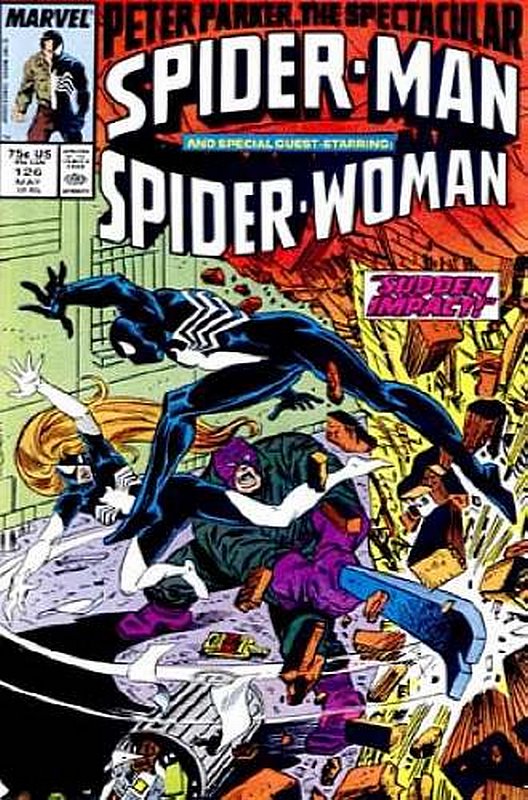 Cover of Spectacular Spider-Man (Vol 1) #126. One of 250,000 Vintage American Comics on sale from Krypton!