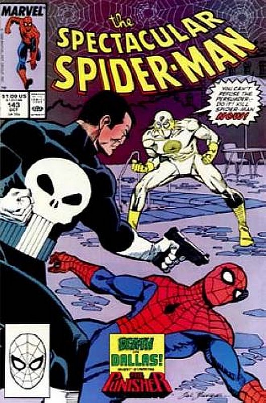 Cover of Spectacular Spider-Man (Vol 1) #143. One of 250,000 Vintage American Comics on sale from Krypton!