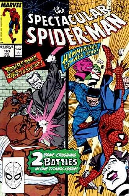 Cover of Spectacular Spider-Man (Vol 1) #153. One of 250,000 Vintage American Comics on sale from Krypton!