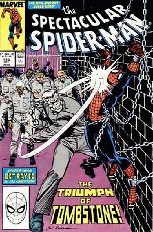 Cover of Spectacular Spider-Man (Vol 1) #155. One of 250,000 Vintage American Comics on sale from Krypton!