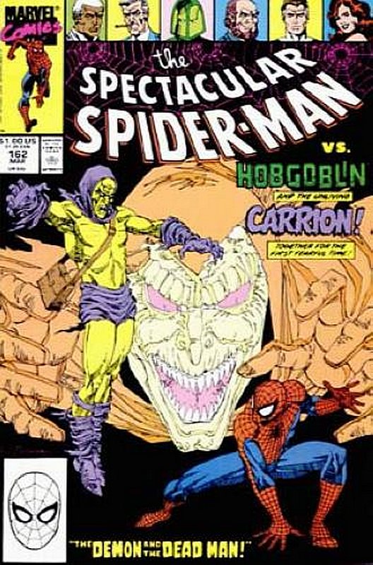 Cover of Spectacular Spider-Man (Vol 1) #162. One of 250,000 Vintage American Comics on sale from Krypton!