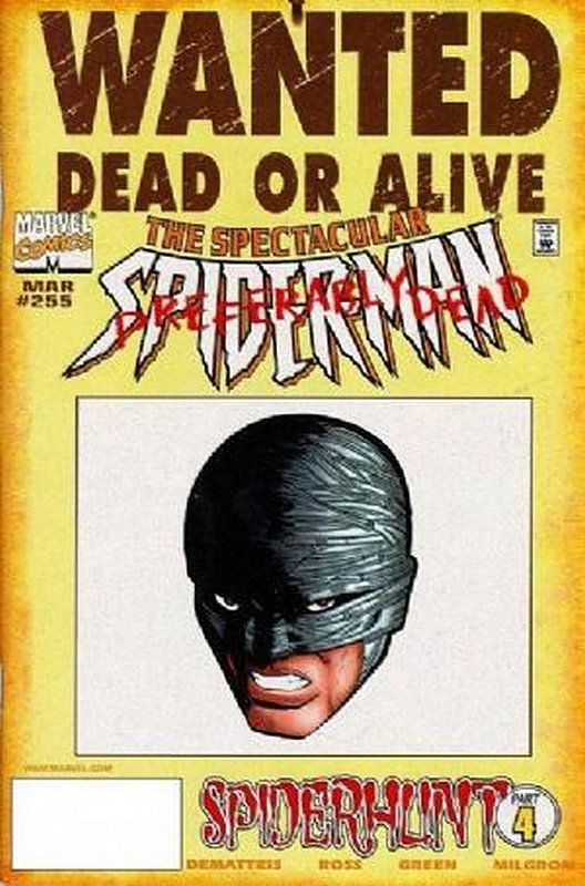 Cover of Spectacular Spider-Man (Vol 1) #255. One of 250,000 Vintage American Comics on sale from Krypton!