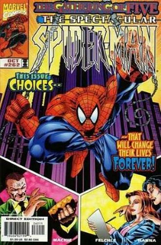 Cover of Spectacular Spider-Man (Vol 1) #262. One of 250,000 Vintage American Comics on sale from Krypton!