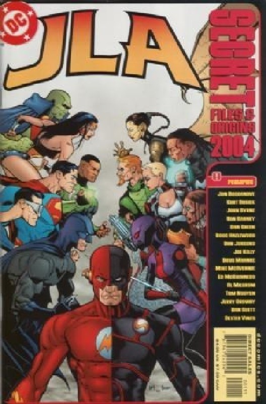 Cover of JLA Secret Files 2004 #1. One of 250,000 Vintage American Comics on sale from Krypton!