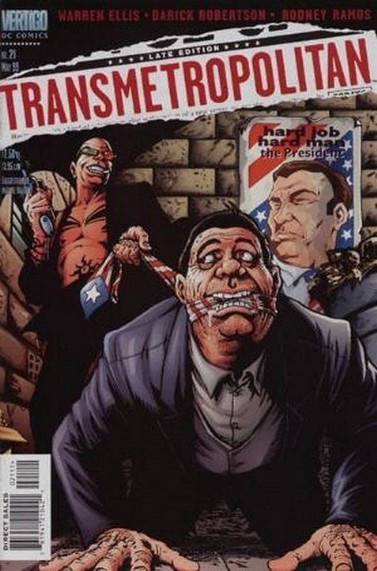 Cover of Transmetropolitan (Vol 1) #21. One of 250,000 Vintage American Comics on sale from Krypton!