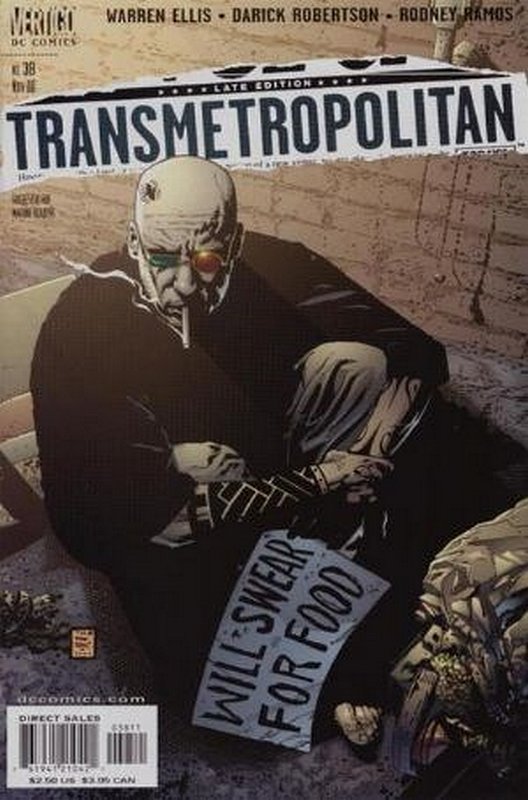 Cover of Transmetropolitan (Vol 1) #38. One of 250,000 Vintage American Comics on sale from Krypton!