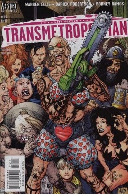 Cover of Transmetropolitan (Vol 1) #54. One of 250,000 Vintage American Comics on sale from Krypton!