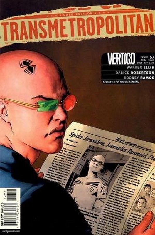 Cover of Transmetropolitan (Vol 1) #57. One of 250,000 Vintage American Comics on sale from Krypton!