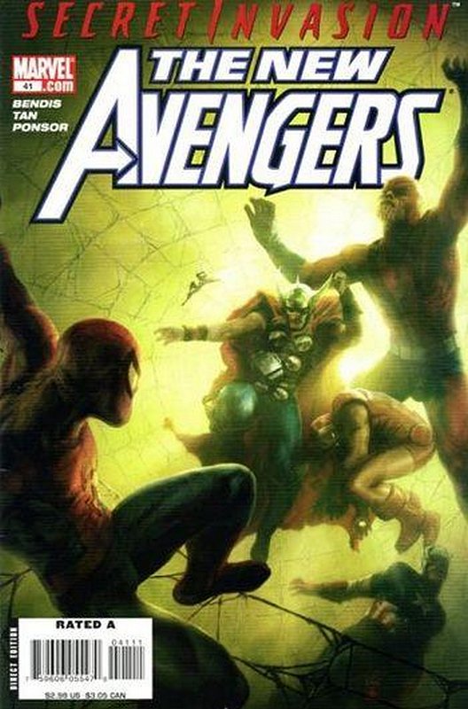 Cover of New Avengers (Vol 1) #41. One of 250,000 Vintage American Comics on sale from Krypton!