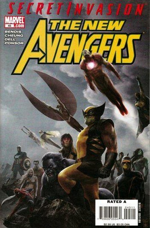 Cover of New Avengers (Vol 1) #45. One of 250,000 Vintage American Comics on sale from Krypton!