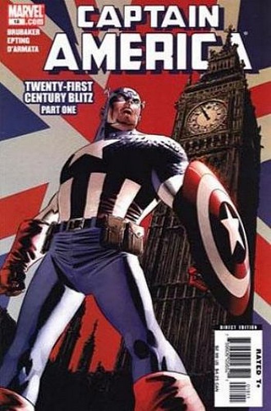 Cover of Captain America (Vol 5) #18. One of 250,000 Vintage American Comics on sale from Krypton!