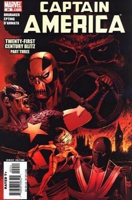 Cover of Captain America (Vol 5) #20. One of 250,000 Vintage American Comics on sale from Krypton!