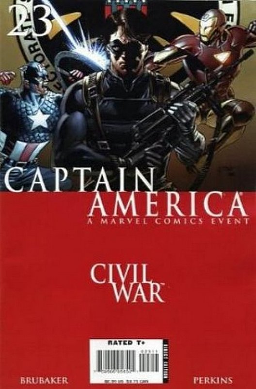 Cover of Captain America (Vol 5) #23. One of 250,000 Vintage American Comics on sale from Krypton!