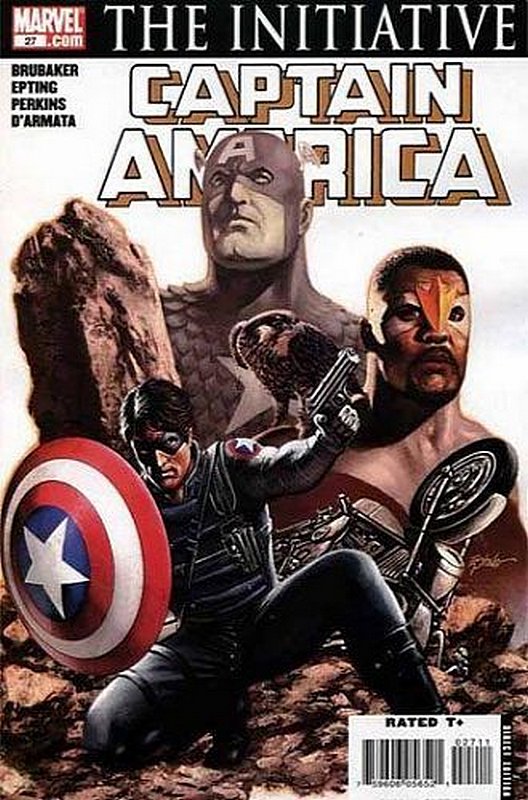 Cover of Captain America (Vol 5) #27. One of 250,000 Vintage American Comics on sale from Krypton!