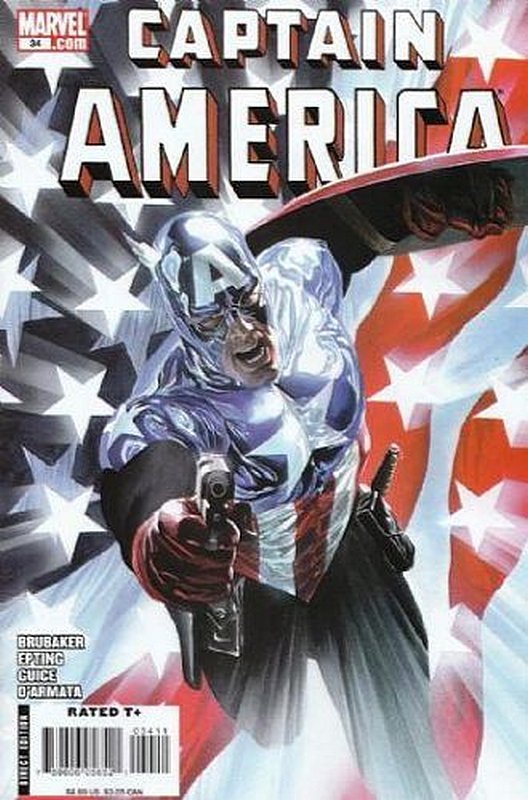 Cover of Captain America (Vol 5) #34. One of 250,000 Vintage American Comics on sale from Krypton!