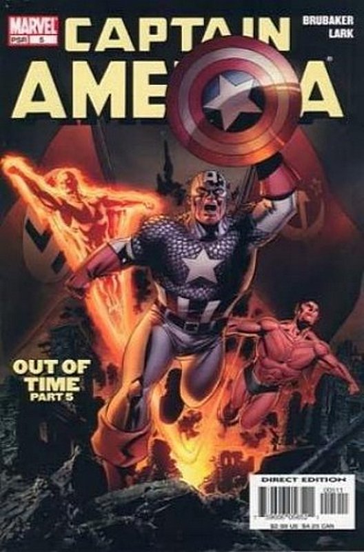 Cover of Captain America (Vol 5) #5. One of 250,000 Vintage American Comics on sale from Krypton!