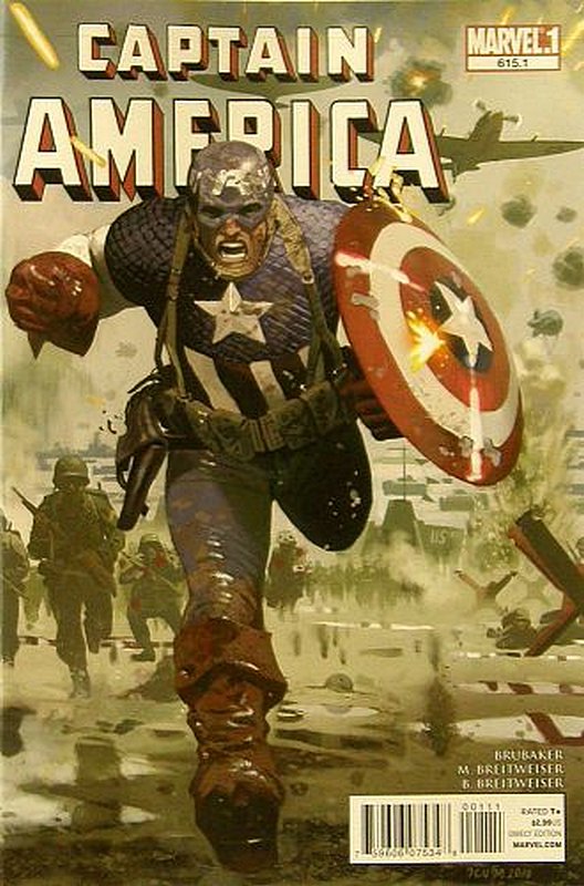 Cover of Captain America (Vol 5) #615. One of 250,000 Vintage American Comics on sale from Krypton!