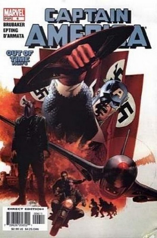Cover of Captain America (Vol 5) #6. One of 250,000 Vintage American Comics on sale from Krypton!