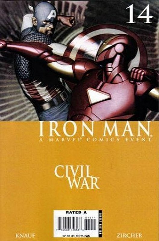 Cover of Iron Man (Vol 4) #14. One of 250,000 Vintage American Comics on sale from Krypton!