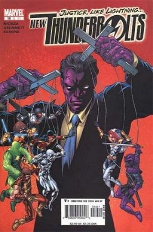 Cover of New Thunderbolts (Vol 1) #10. One of 250,000 Vintage American Comics on sale from Krypton!
