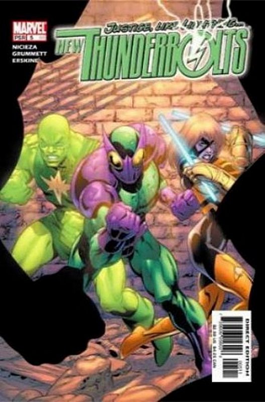 Cover of New Thunderbolts (Vol 1) #5. One of 250,000 Vintage American Comics on sale from Krypton!