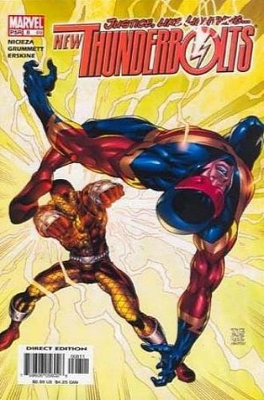 Cover of New Thunderbolts (Vol 1) #8. One of 250,000 Vintage American Comics on sale from Krypton!