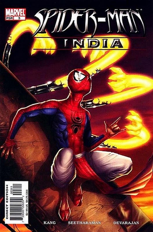 Cover of Spider-Man India (2004 Ltd) #3. One of 250,000 Vintage American Comics on sale from Krypton!