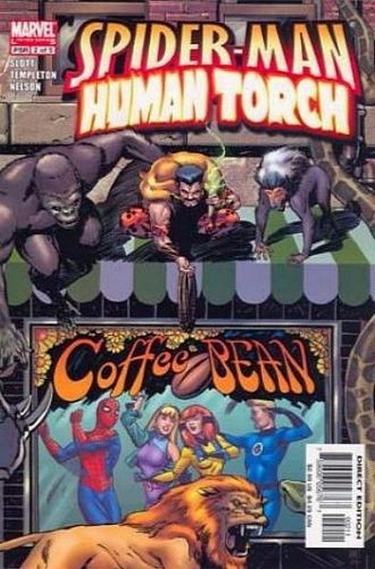 Cover of Spider-Man/Human Torch (2005 Ltd) #2. One of 250,000 Vintage American Comics on sale from Krypton!