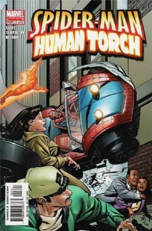 Cover of Spider-Man/Human Torch (2005 Ltd) #3. One of 250,000 Vintage American Comics on sale from Krypton!