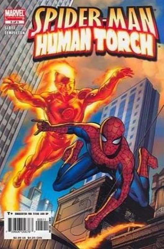 Cover of Spider-Man/Human Torch (2005 Ltd) #5. One of 250,000 Vintage American Comics on sale from Krypton!