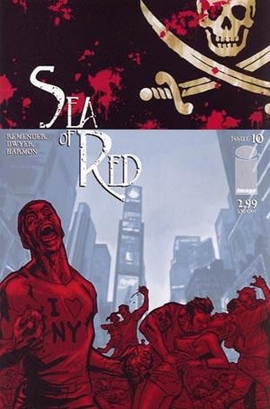 Cover of Sea of Red (Vol 1) #10. One of 250,000 Vintage American Comics on sale from Krypton!