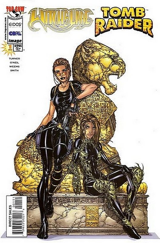 Cover of Witchblade & Tomb Raider (2005 One-Shot) #1. One of 250,000 Vintage American Comics on sale from Krypton!
