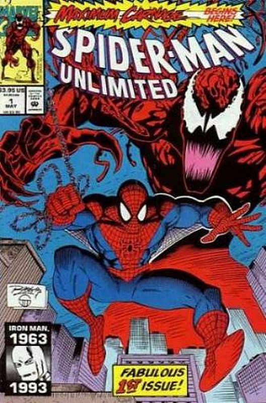 Cover of Spider-Man Unlimited (Vol 1) #1. One of 250,000 Vintage American Comics on sale from Krypton!