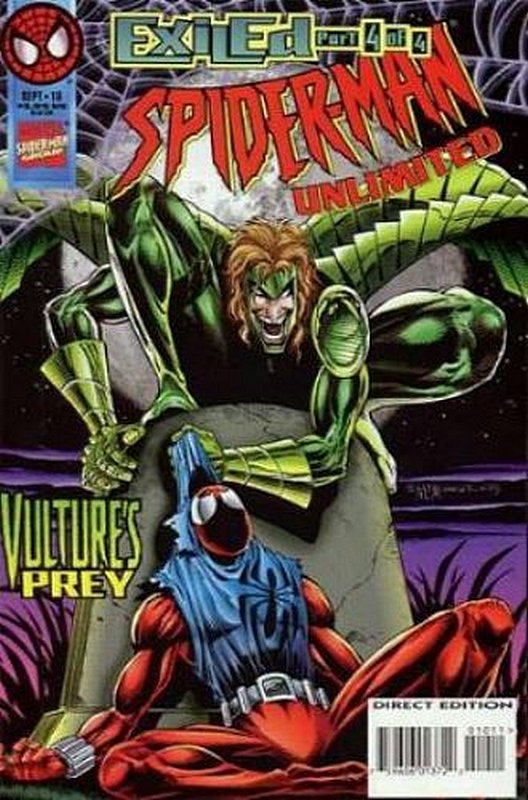 Cover of Spider-Man Unlimited (Vol 1) #10. One of 250,000 Vintage American Comics on sale from Krypton!