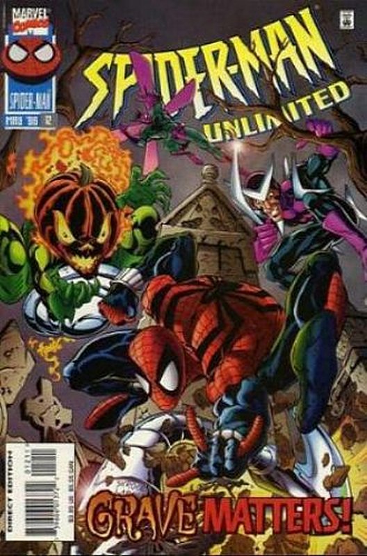 Cover of Spider-Man Unlimited (Vol 1) #12. One of 250,000 Vintage American Comics on sale from Krypton!