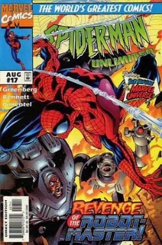 Cover of Spider-Man Unlimited (Vol 1) #17. One of 250,000 Vintage American Comics on sale from Krypton!
