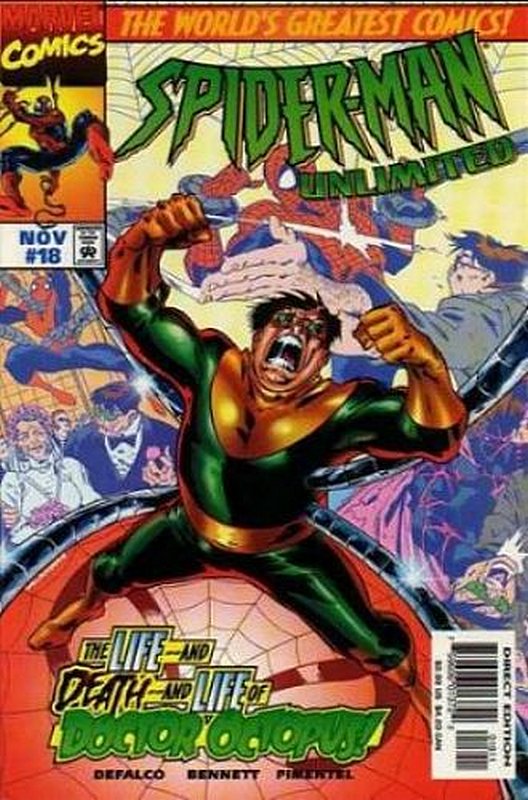 Cover of Spider-Man Unlimited (Vol 1) #18. One of 250,000 Vintage American Comics on sale from Krypton!