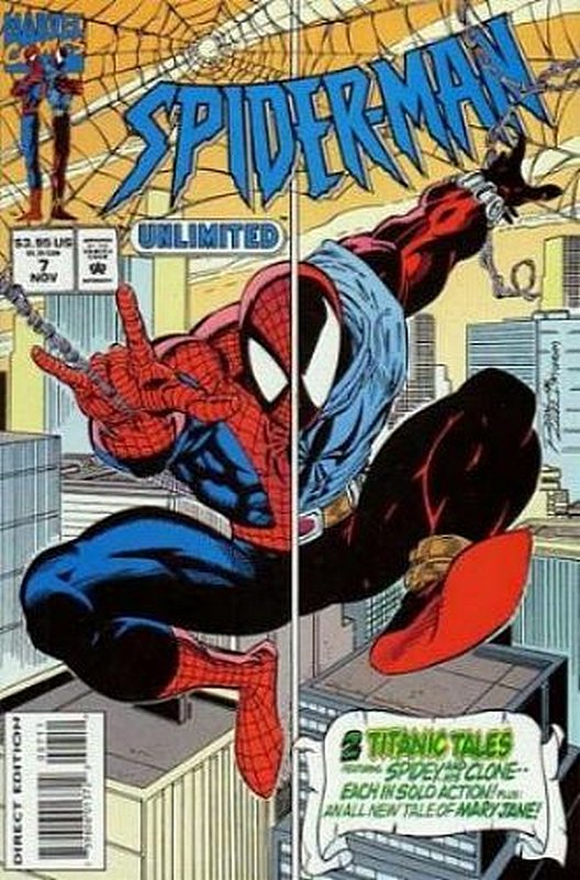 Cover of Spider-Man Unlimited (Vol 1) #7. One of 250,000 Vintage American Comics on sale from Krypton!