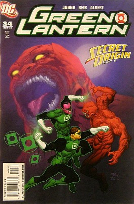 Cover of Green Lantern (Vol 4) #34. One of 250,000 Vintage American Comics on sale from Krypton!